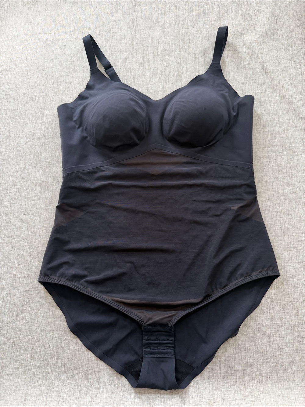 Honeylove Cami Bodysuit Womens size 3X compression‎ black shaping shapewear